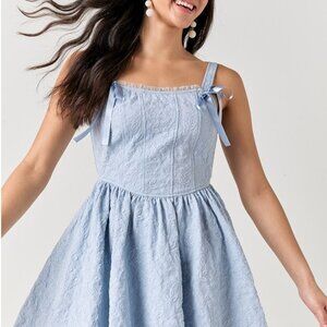 Francesca's Blue Dress M & L